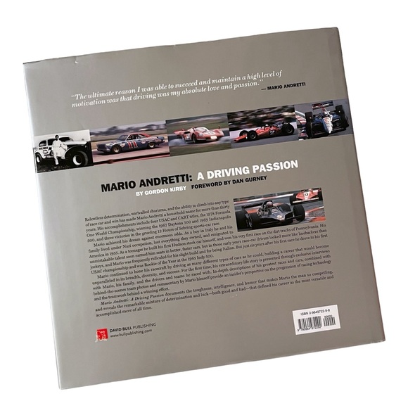 Mario Andretti: A Driving Passion Signed Gift From ROLEX Hardcover Good - Picture 2 of 16